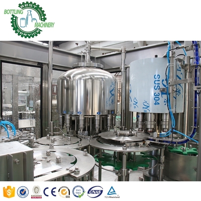 Automatic 4000b/h PET Plastic 500cc 600ml 650ml 1L Bottle Fresh Refreshing Drinkable Water Mouthwash Bottling Line Plant System
