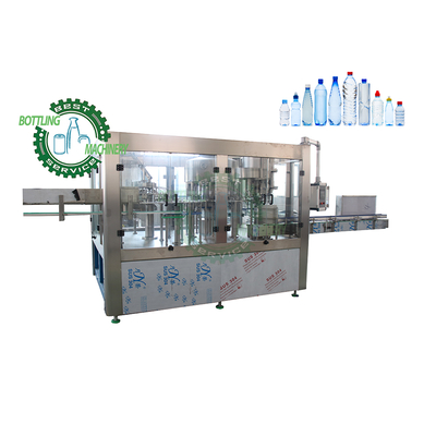 Automatic 6000b/h Plastic 500cc 600ml 650ml 1L Bottle Fresh Refreshing Drinkable Water Mouthwash Washing Filling Capping Machine