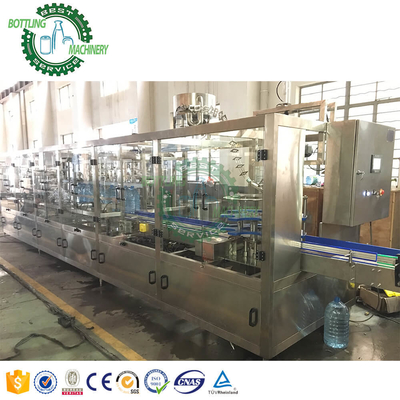 Automatic Linear Type 3L 5L 10L PET Plastic Bottle Pure Drinking Mineral Spring Fresh Water Bottling Line Plant System Equipment