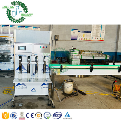 Semi Auto 1L PET Bottle Automated Weight Scale 2 4 Head Nozzle Water Filling Machine