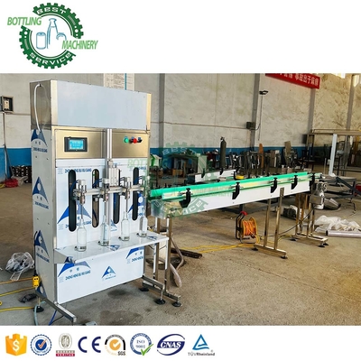 Semi Auto 1L PET Bottle Automated Weight Scale 2 4 Head Nozzle Water Filling Machine