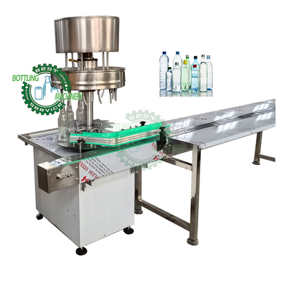Semi Automatic Gravity Glass Bottle Wine Alcohol Liquid 12 Head Nozzle Rotary Filling Machine