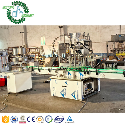Semi Automatic Gravity Glass Bottle Wine Alcohol Liquid 12 Head Nozzle Rotary Filling Machine
