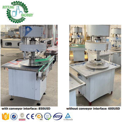 Semi Automatic Gravity Glass Bottle Wine Alcohol Liquid 12 Head Nozzle Rotary Filling Machine