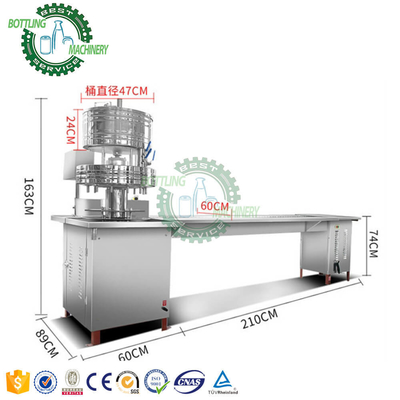 Semi Automatic Gravity Glass Bottle Wine Alcohol Liquid 12 Head Nozzle Rotary Filling Machine