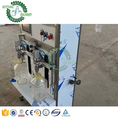 Semi Auto Stand up Spout Pouch Bag 750ml 500ml Bottle 2 4 Head Filling Machine