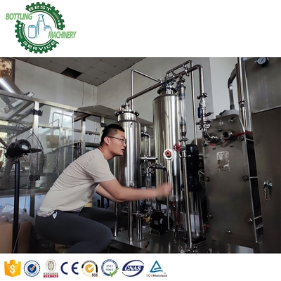 1000L/H 1000LPH Beer Foaming Wine Beverage Stainless Steel 3 Tank Syrup CO2 Carbonator