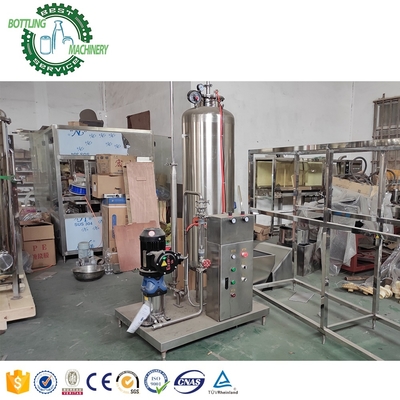 1000L/H 1000LPH Beer Foaming Wine Beverage Stainless Steel 3 Tank Syrup CO2 Carbonator