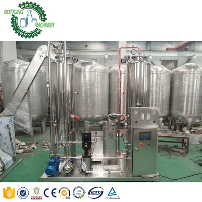 1000L/H 1000LPH Beer Foaming Wine Beverage Stainless Steel 3 Tank Syrup CO2 Carbonator