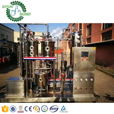 1000L/H 1000LPH Beer Foaming Wine Beverage Stainless Steel 3 Tank Syrup CO2 Carbonator
