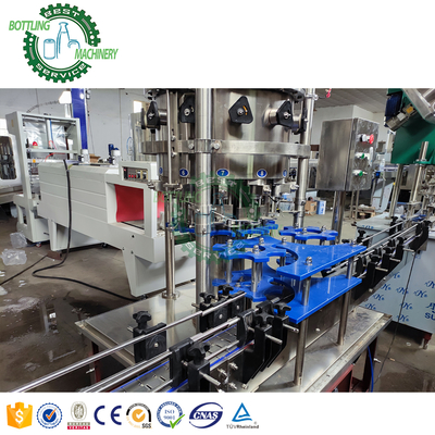 Complete Machinery Linear PET Plastic Bottle Soda Water Beverage Foaming Wine Carbonated Drink Producing Production Machine Line