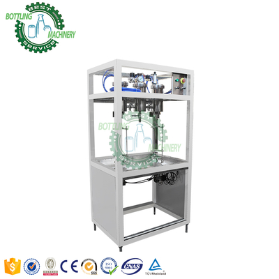 Semi Automatic 200ml 450ml  Aluminum Can 2 4 Head Nozzle CO2 Isobar Carbonated Drink Bottling Machine Machinery