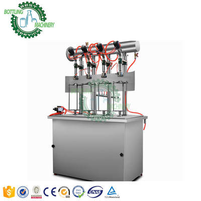 Semi Auto 500B/H to 1000BPH 650ml Aluminum Bottle Ca P 2 4 Head Nozzle Carbonated Drink Filling Machine