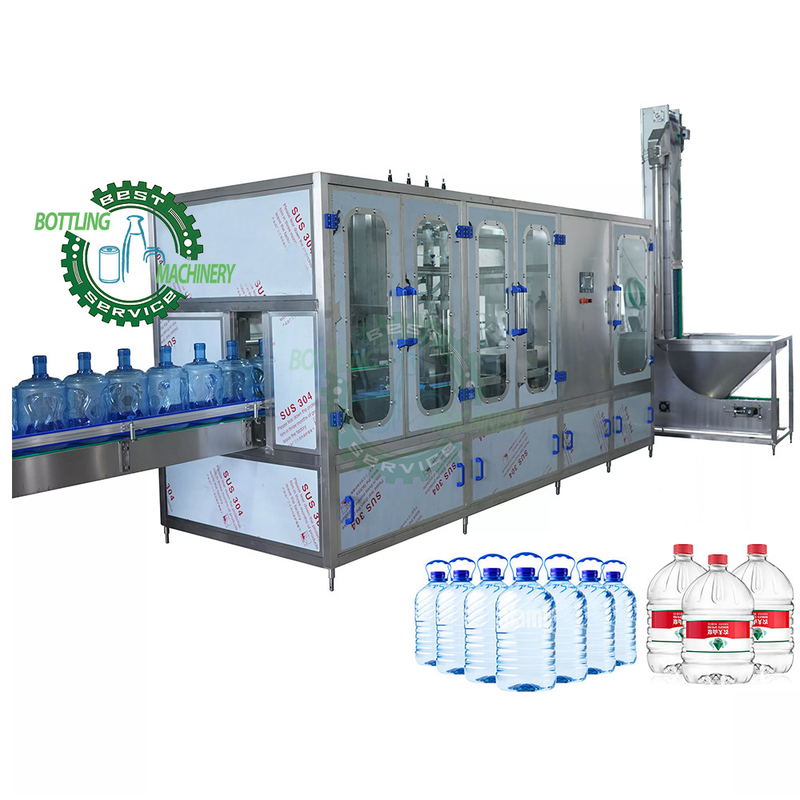 Auto Complete a to Z 2 3 4 5 6 7 8 10 Liter Big Bucket Barrel Bottle Bottled Mouthwash Liquor Water Washer Filler Capper Machine