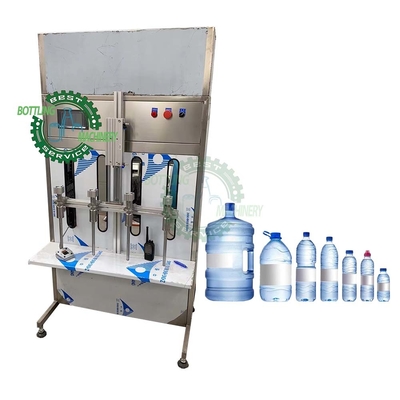 Semi Auto Stand up Spout Pouch Bag 750ml 500ml Bottle 2 4 Head Filling Machine