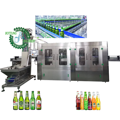 Professional Services Top Manufacturer Industrial Full Set a to Z Can Glass Bottle Beer Bottle Filling Machine Cost